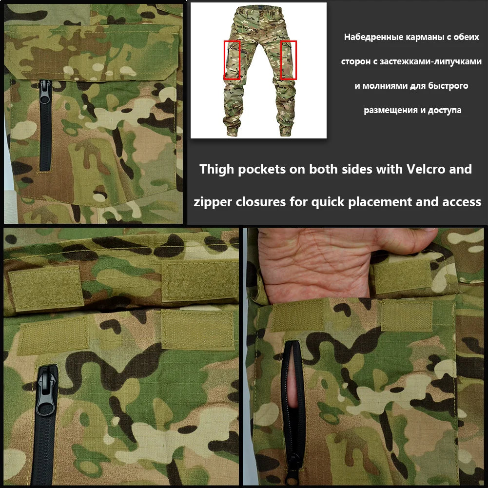 Mege Tactical Cargo Pant – Στρατιωτικό Jogger για κυνήγι