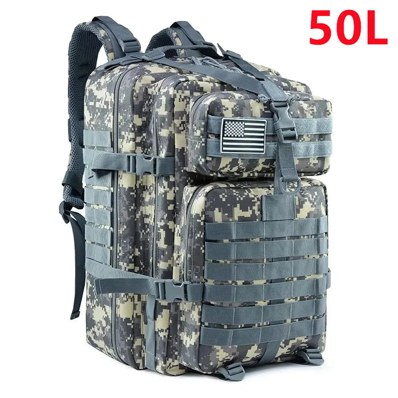 Ανθεκτικό Σακίδιο 30L/50L για Κυνήγι, Camping & Ταξίδια