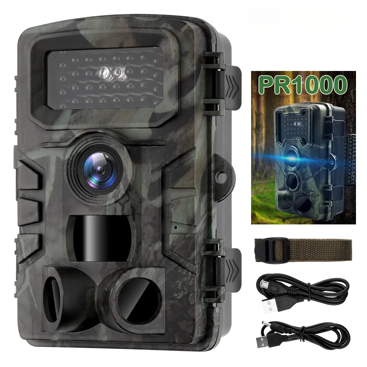 Hunting Trail Camera 58MP PR700 – HD Νυχτερινής Όρασης & Motion Sensor