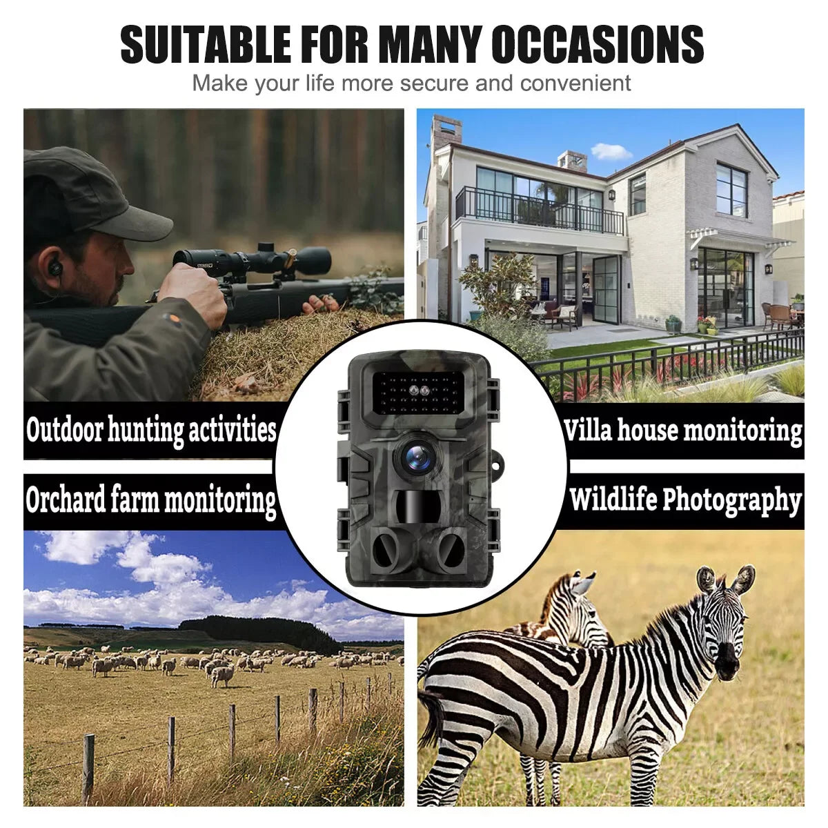 Hunting Trail Camera 58MP PR700 – HD Νυχτερινής Όρασης & Motion Sensor