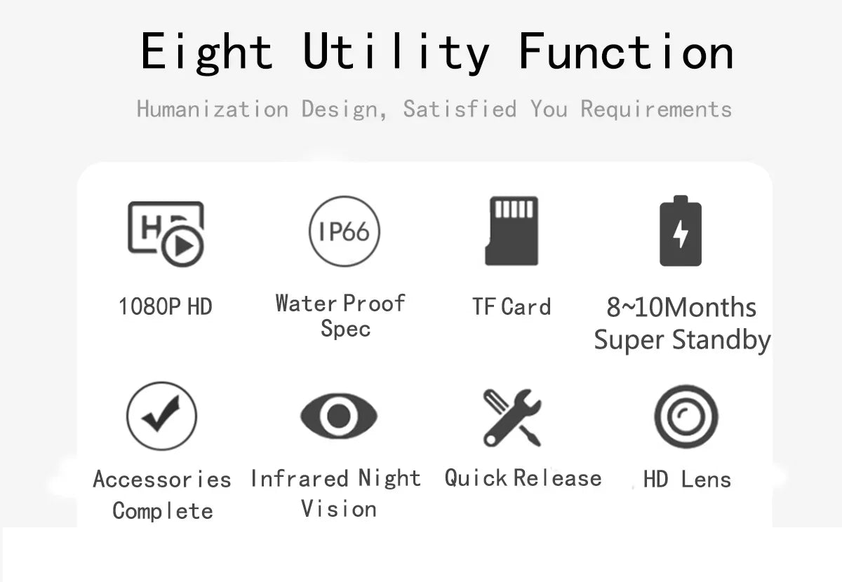 Hunting Trail Camera 58MP PR700 – HD Νυχτερινής Όρασης & Motion Sensor