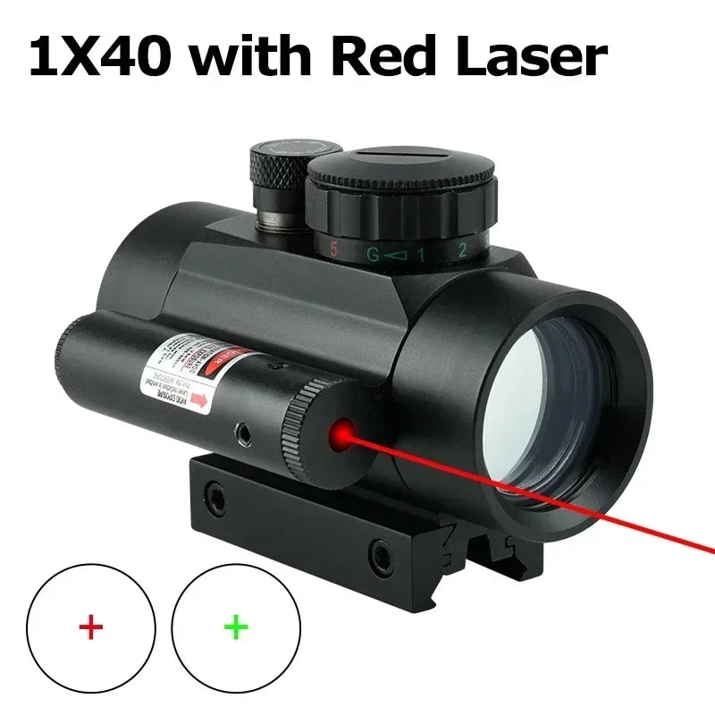 Σκοπευτικό Laser 1x40 – Σκοπευτικό Όπλου για Κυνήγι