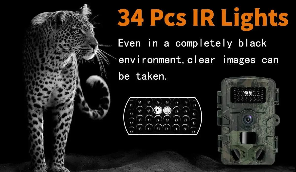 Hunting Trail Camera 58MP PR700 – HD Νυχτερινής Όρασης & Motion Sensor