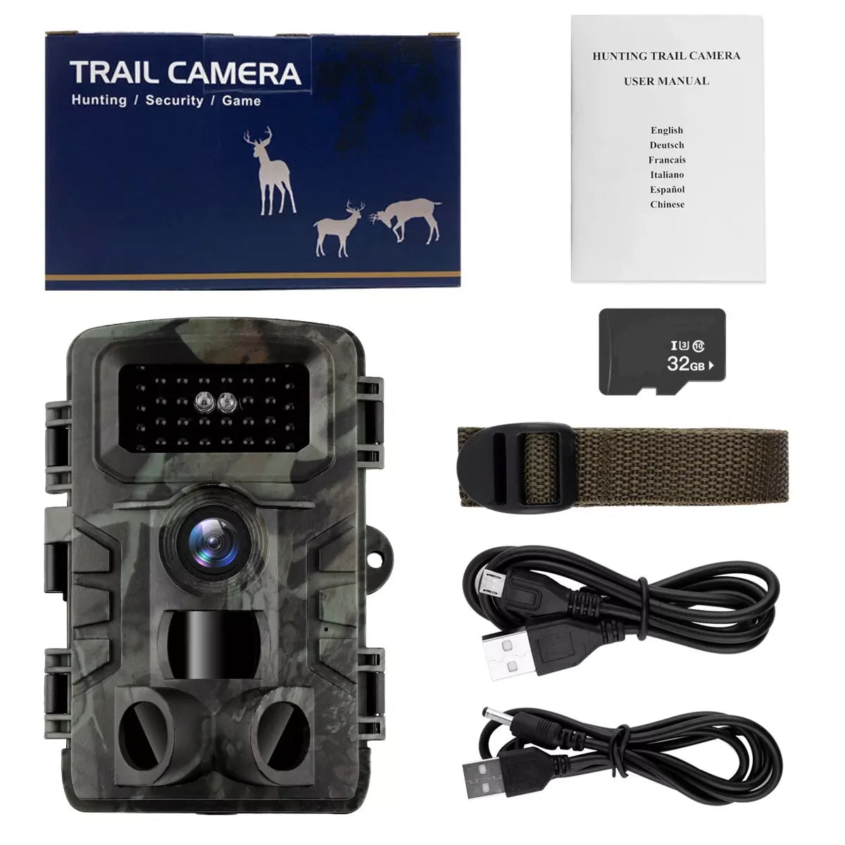 Hunting Trail Camera 58MP PR700 – HD Νυχτερινής Όρασης & Motion Sensor